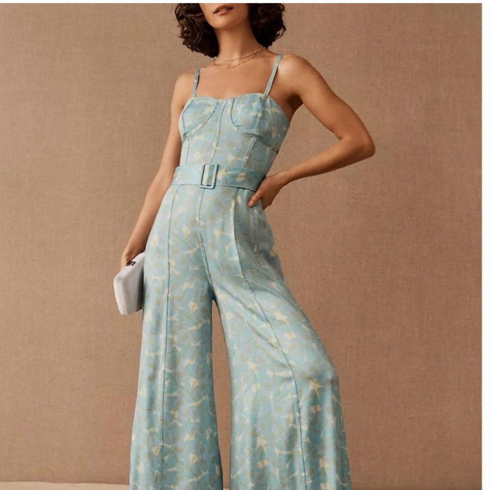 New without tags. Never worn. BHLDN x Free People Elyssa Jumpsuit